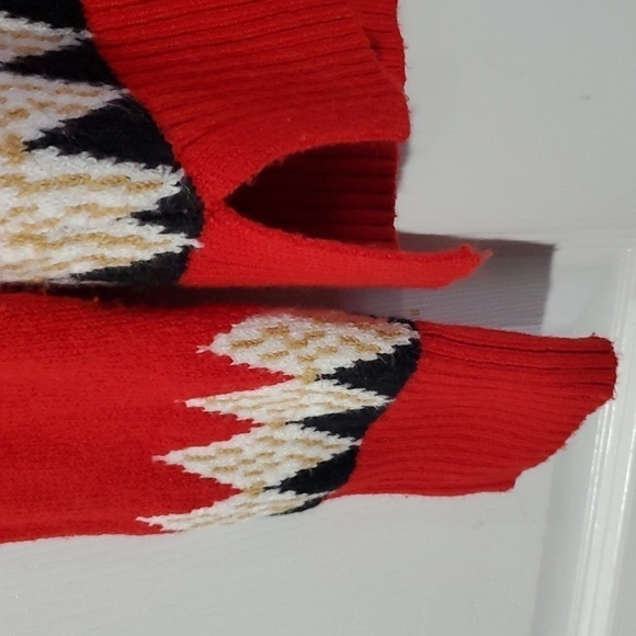 Charter Club Fair Isle Mock Turtleneck Sweater Small - Picture 3 of 9